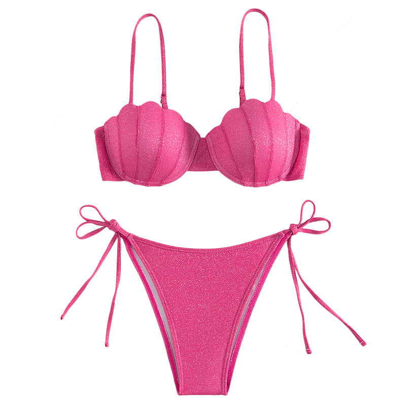 【Summer Edition】-Seashell Pink Bikini Set