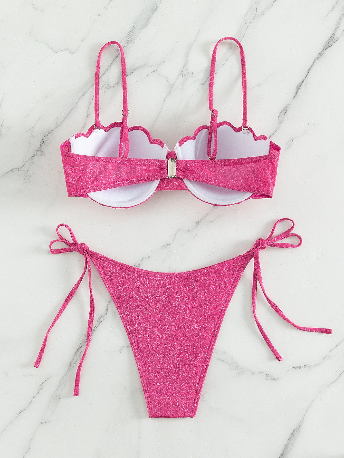 【Summer Edition】-Seashell Pink Bikini Set